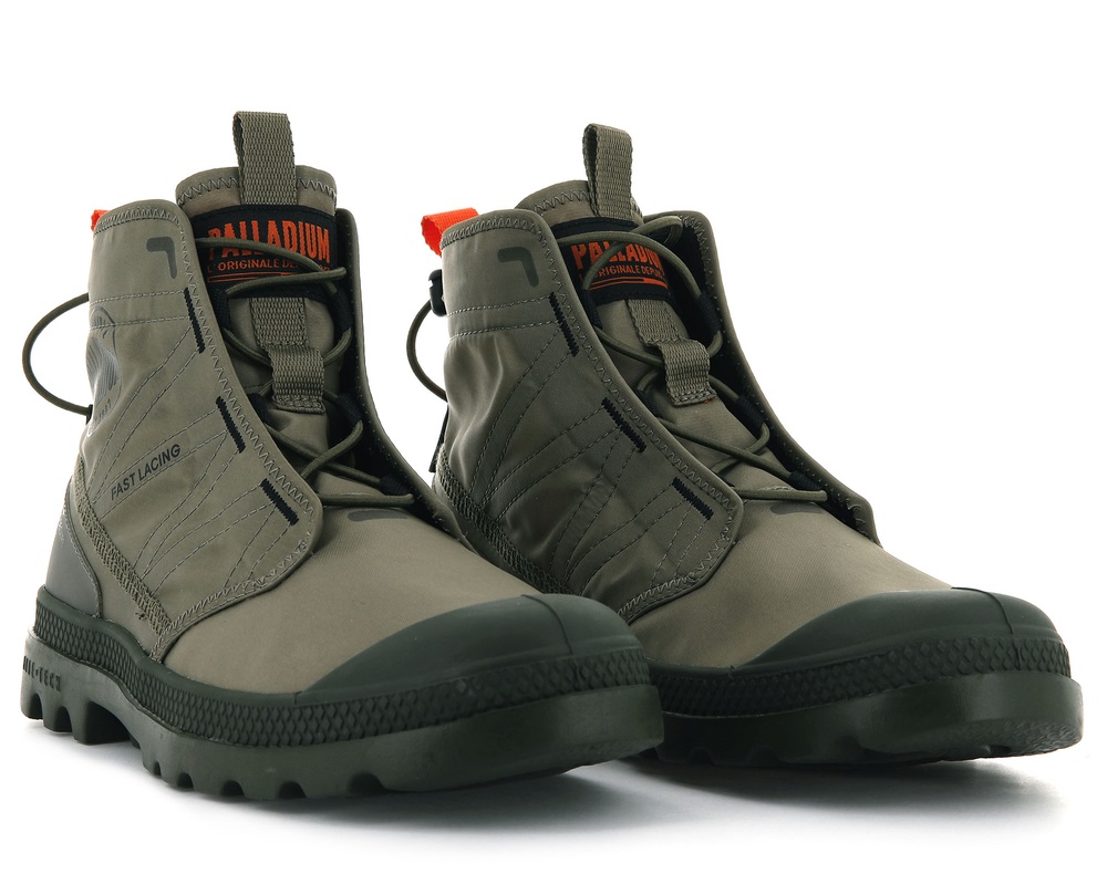 Botas Palladium PAMPA TRAVEL LITE Hombre Verde | Costa Rica-40975